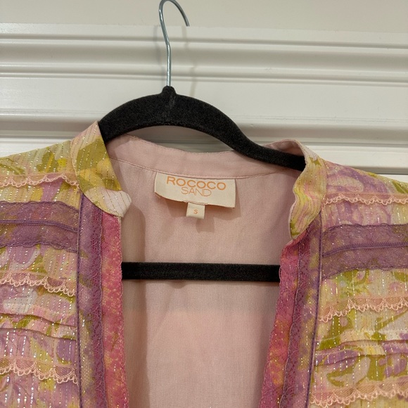 Rococo Sand Floral Shift Mini Dress - Picture 3 of 4